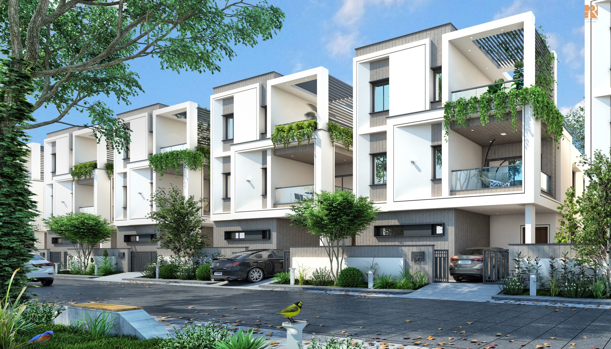 Triplex villas